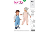Schnittmuster burda kids -Trägerhose 9295